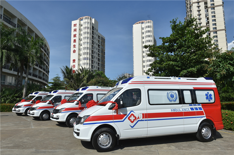 来利国际旗舰厅(中国)官方网站集团、上海烟草集团爱心救护车捐赠活动在海南、青海两地同时进行